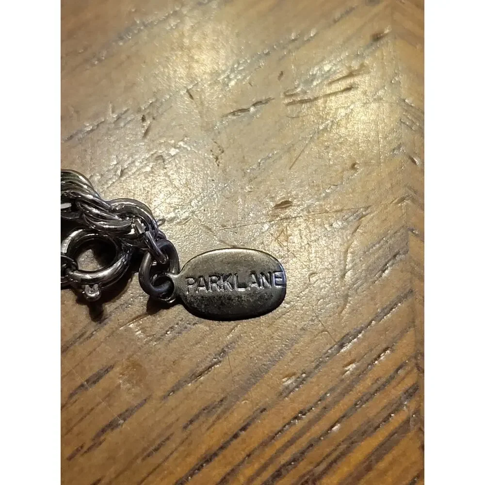Park Lane Silver Tone Rope Chain‎ Bracelet Twisted Link Designer Fashion Jewelry